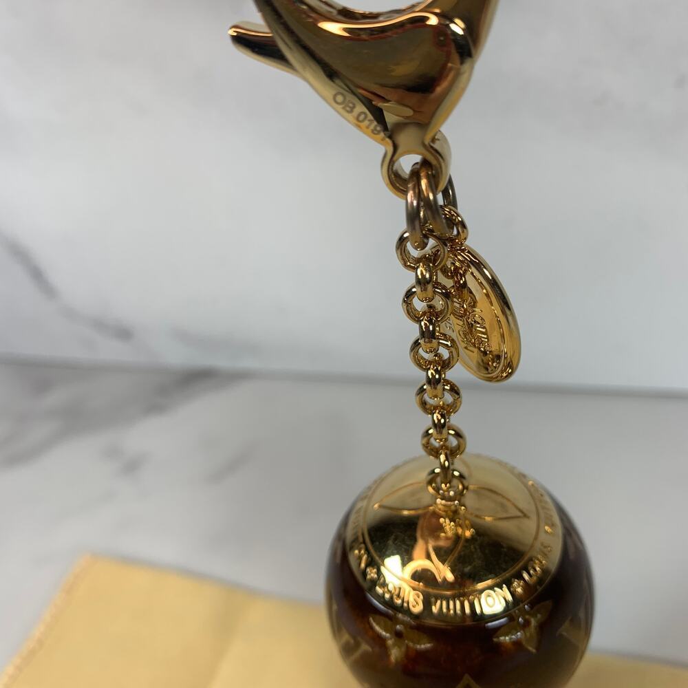Louis Vuitton Montgolfiere Charm Hot Air Balloon Trunk Bag Keychain LV Monogram - Picture 6 of 16